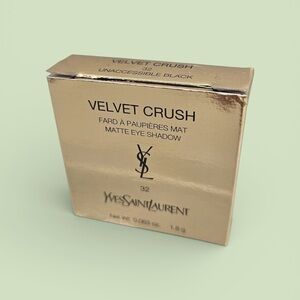 YSL Velvet Crush Matte Eye Shadow 32 Unaccessible Black New In box